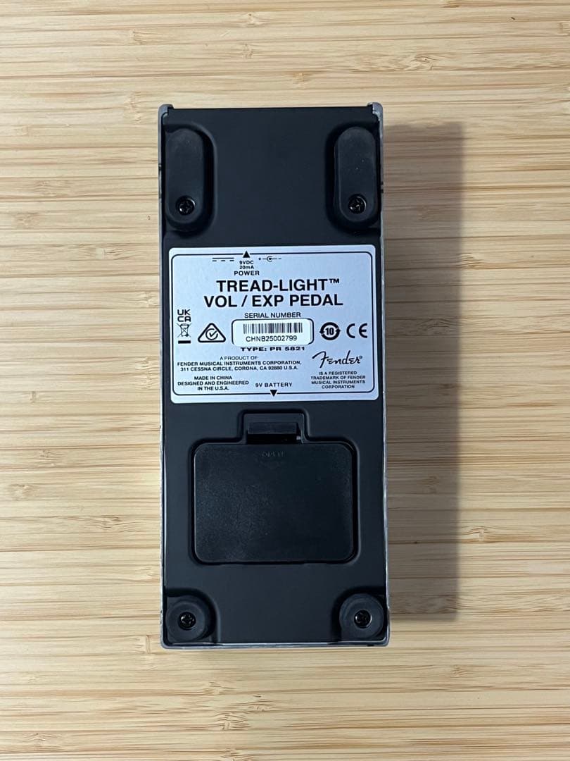 ギター Fender TREAD-LIGHT VOL/EXP PEDAL
