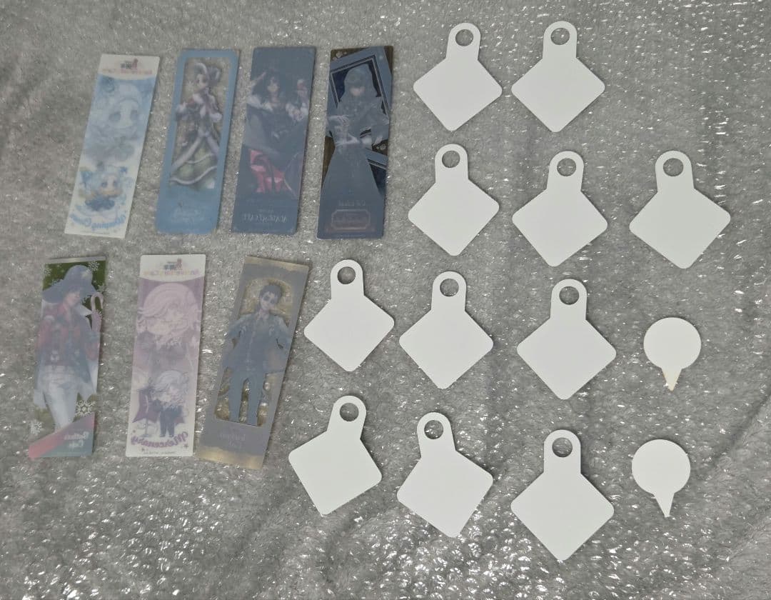 第五人格　カフェ　ピック　ドリンクタグ　クリアしおり