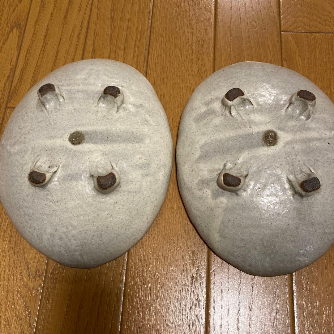 田中恒子の器　楕円形皿 2枚セット