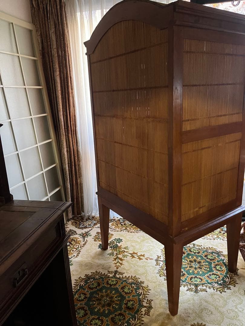 希少 アジアン キャビネット インテリア バンブー アンティーク インテリア