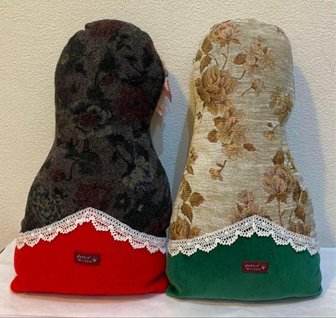 ぬいぐるみ　クッション　マトリョーシカ　prickle ダイヤモンドみつけたよ