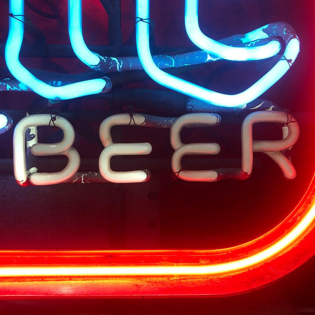 miller coors Budweiser ライトサイン　ネオン　酒場　old