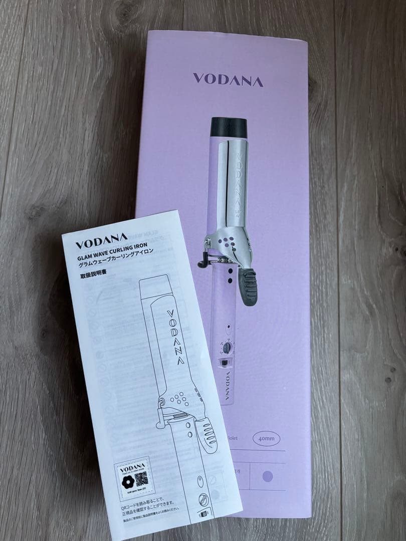 VODANA ボダナ グラムウェーブカーリングアイロン　40mm 韓国風巻き髪