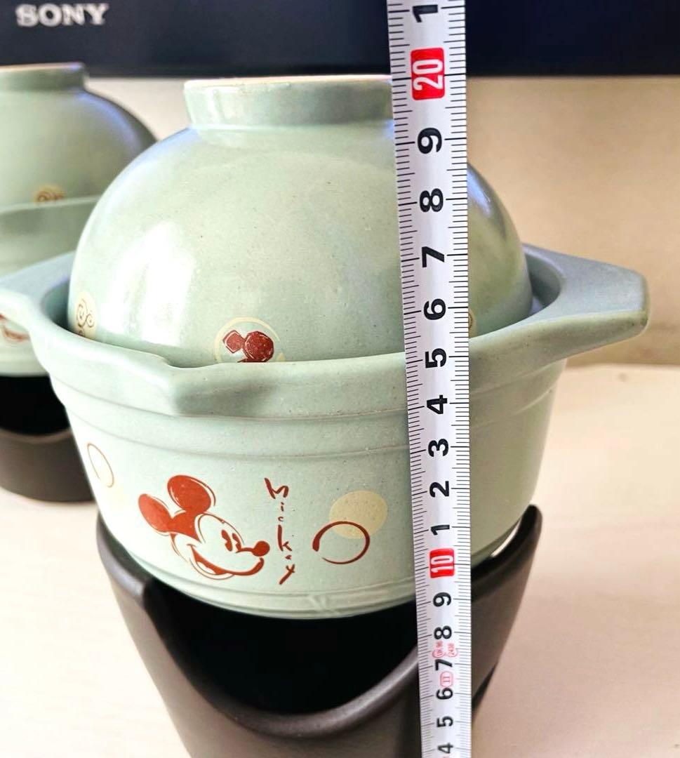 希少【新品・未使用】非売品ミッキーマウス1人用鍋× ２個SET