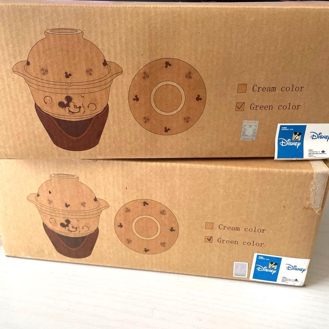 希少【新品・未使用】非売品ミッキーマウス1人用鍋× ２個SET