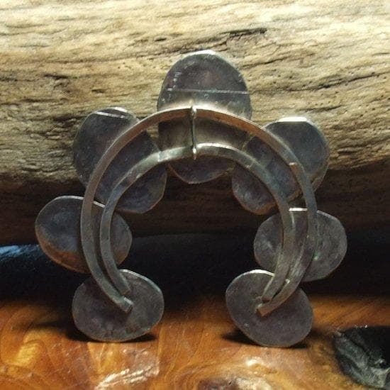 ヴィンテージシルバー925 ナバホ ナジャ ターコイズペンダント53.7g