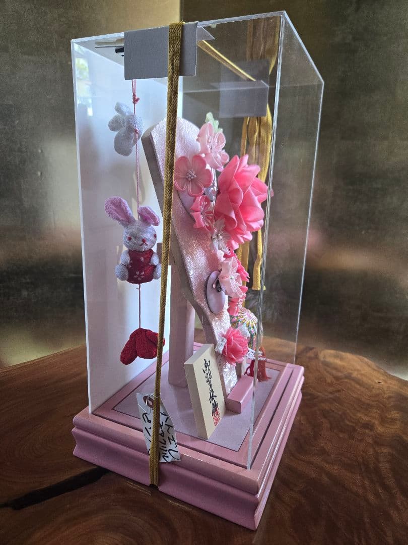 【展示品限り】正月飾り　羽子板　ケース飾り　※閉店セール　H2