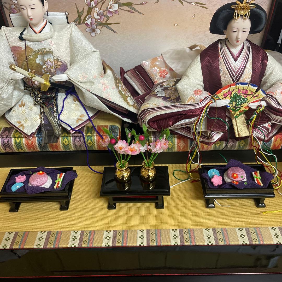 雛人形 収納飾り 美品