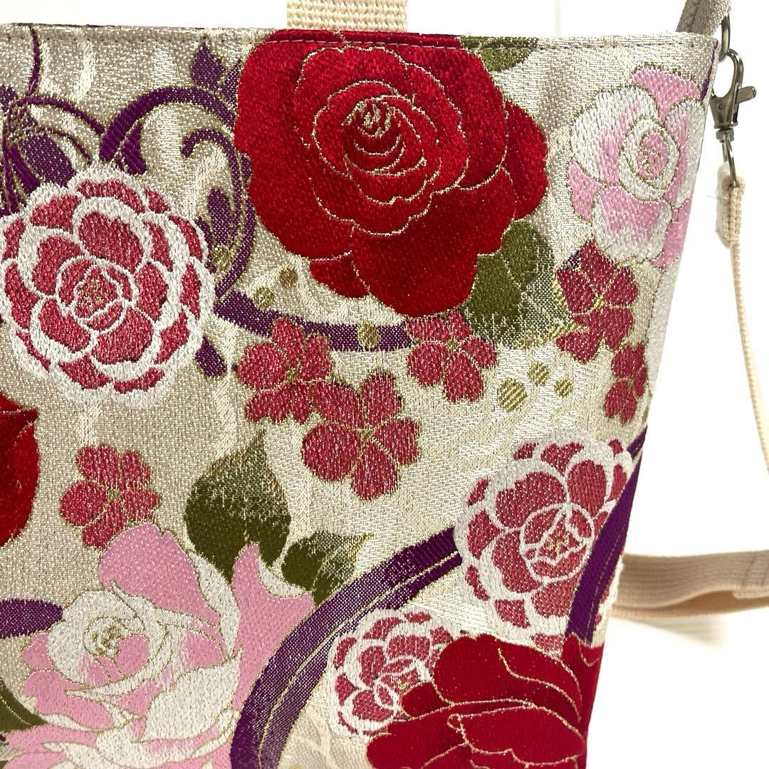 【千尋様オーダー】袋帯リメイク大きめ中トートバッグ