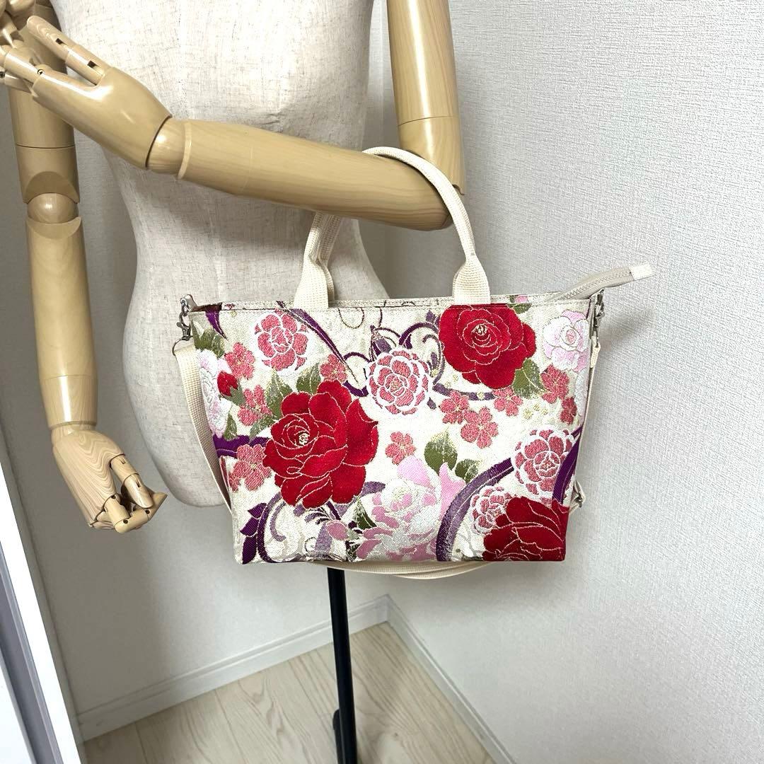 【千尋様オーダー】袋帯リメイク大きめ中トートバッグ