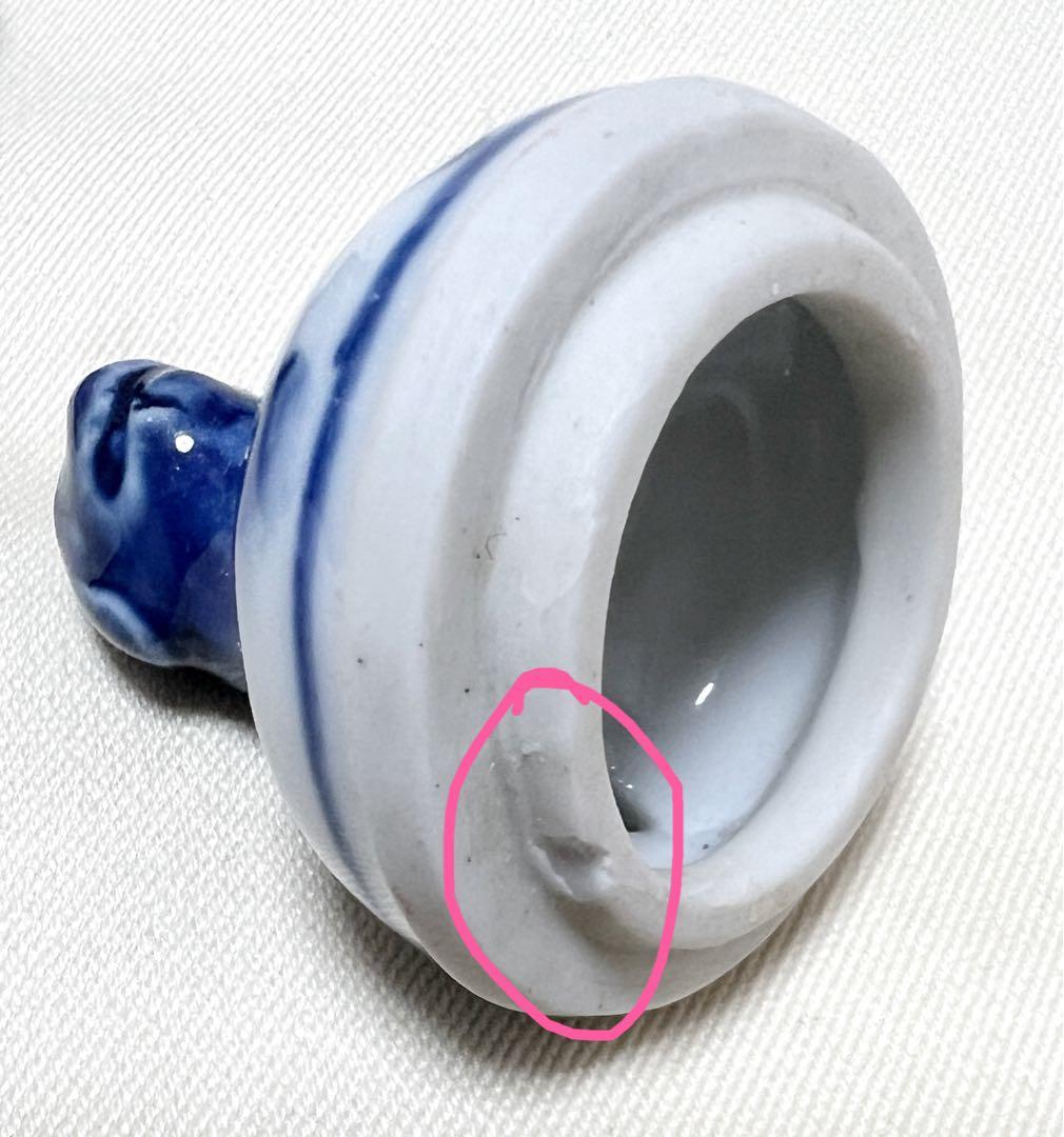 高橋道八作　染付山水図　獅子蓋　獅子耳　三足香炉　香道具　茶道具　アンティーク