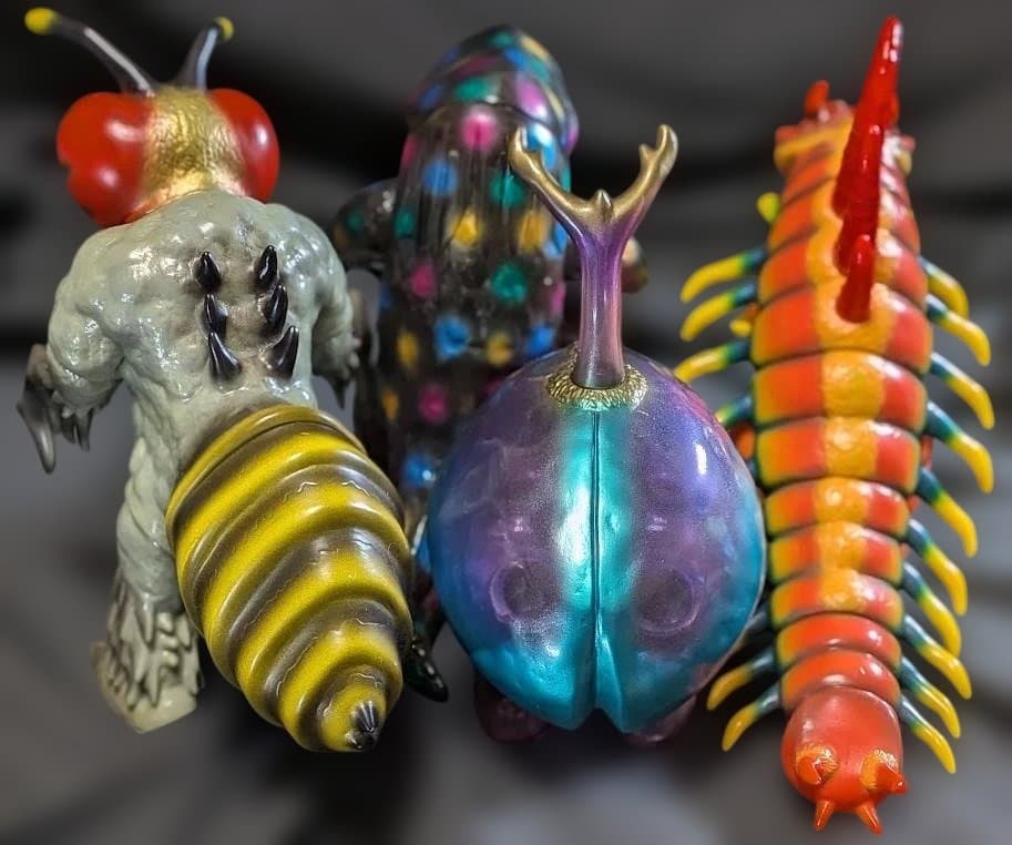 怪忍獣 ガンダ・ガバリ・アゴン・ドグマ「仮面の忍者赤影」（ドリームロケット）４体