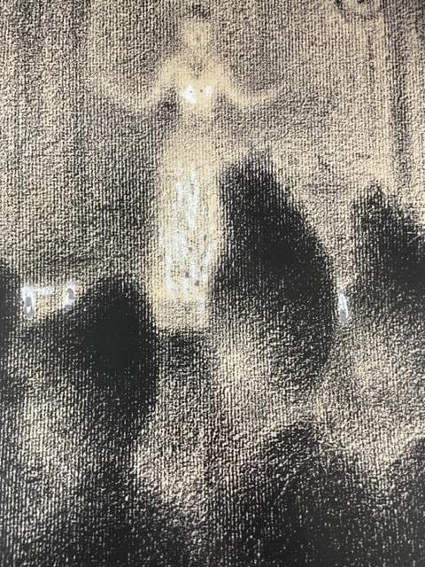 At the Concert Europeen（ジョルジュ スーラ）ポスター