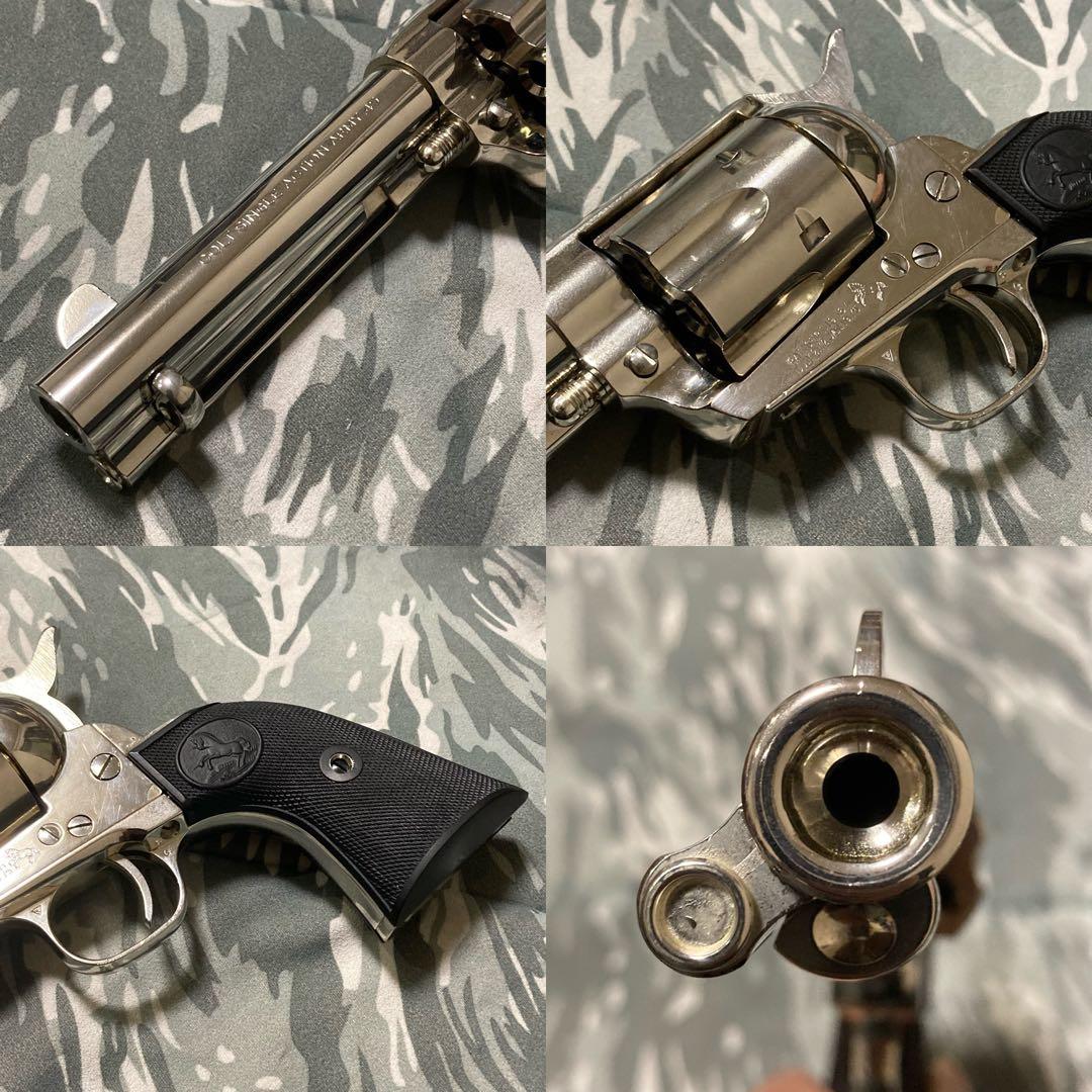 タナカワークス COLT SAA .45 4 3/4 Civilian ニッケル