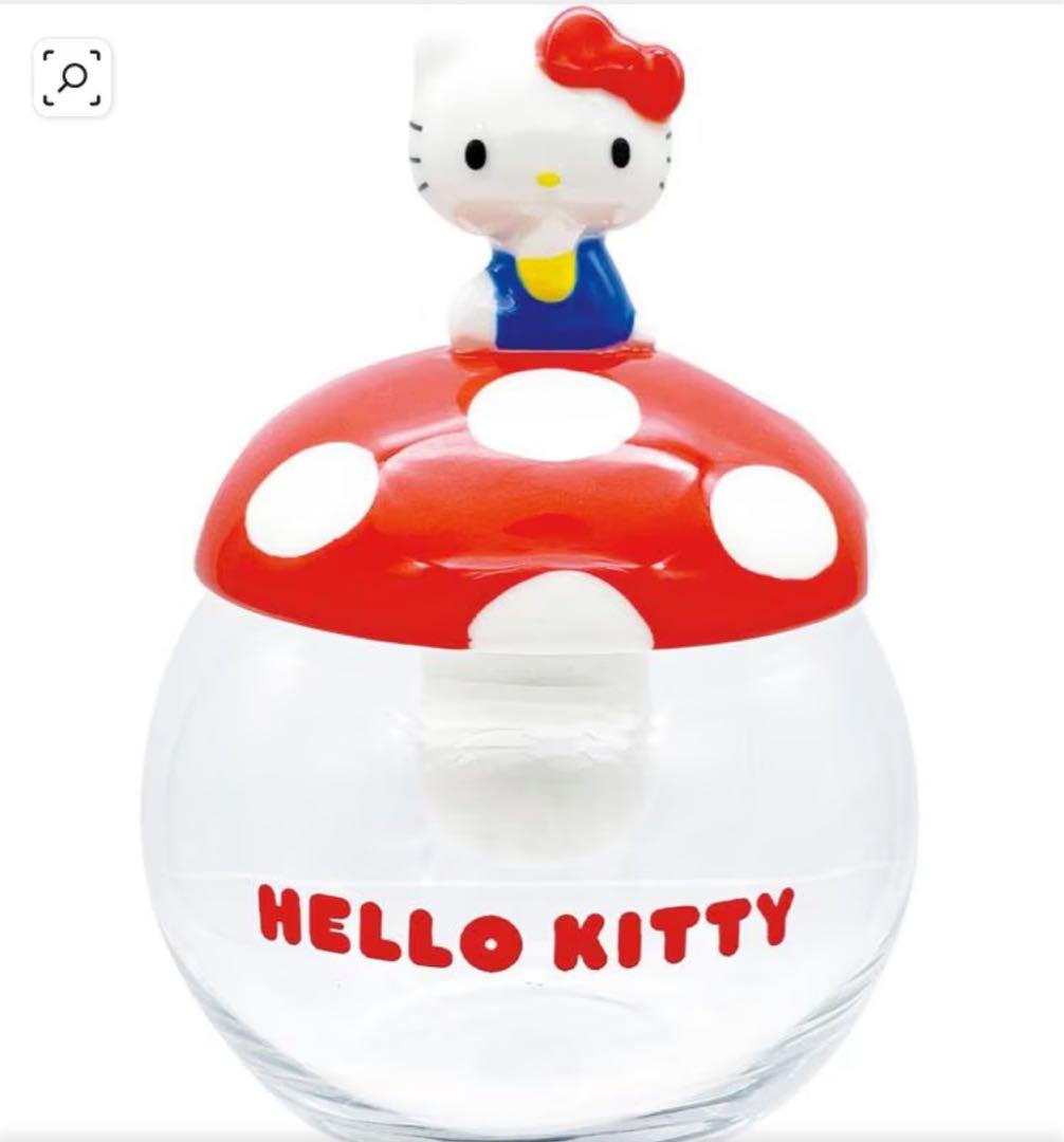 ワンズテラス ハローキティ きのこキャニスター 新品 サンリオコラボ