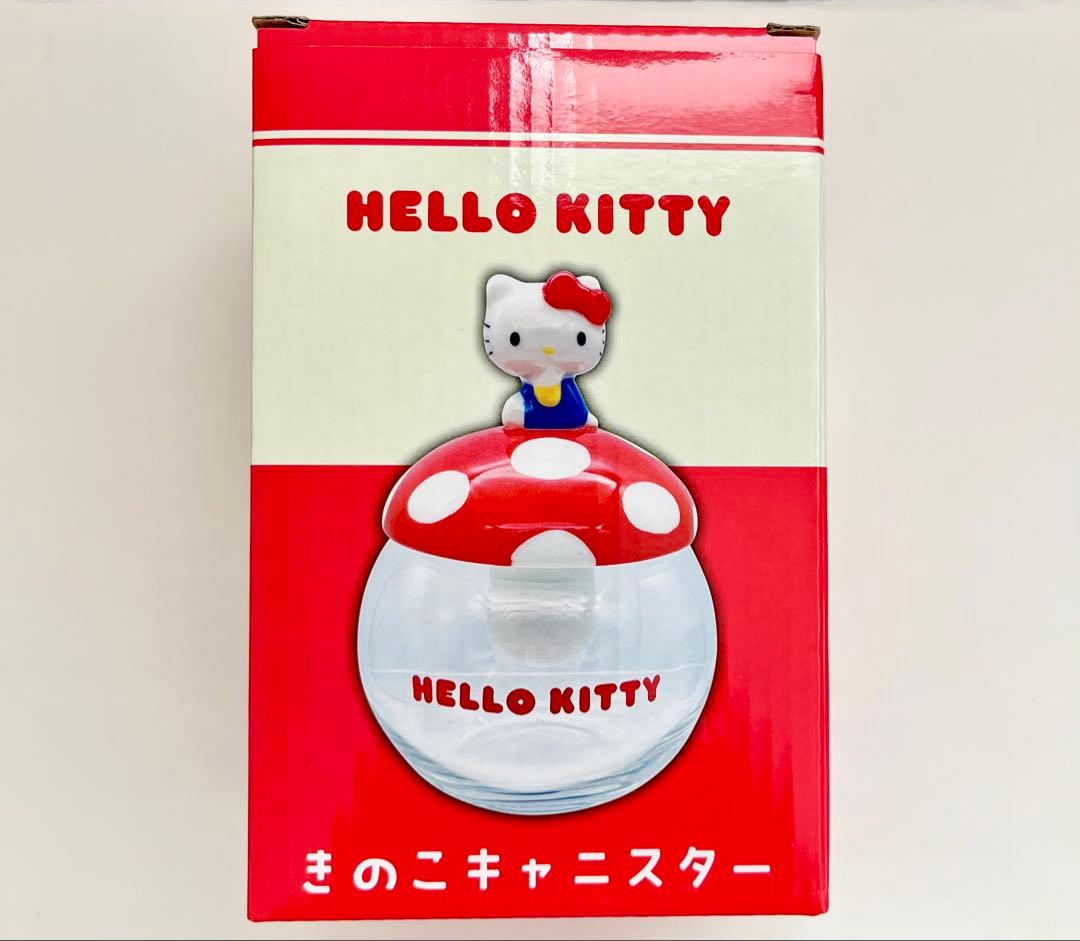 ワンズテラス ハローキティ きのこキャニスター 新品 サンリオコラボ