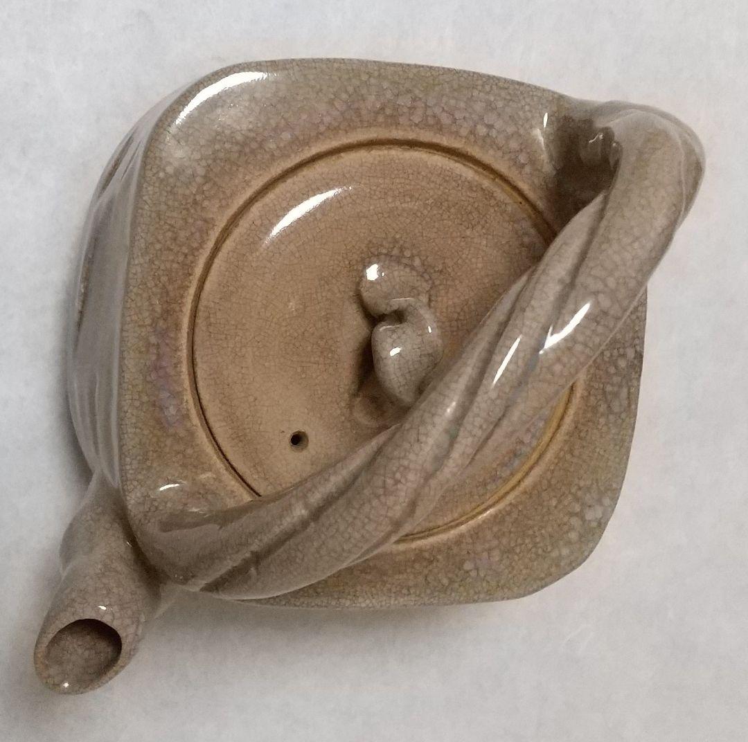 萩焼 水指し 松綠