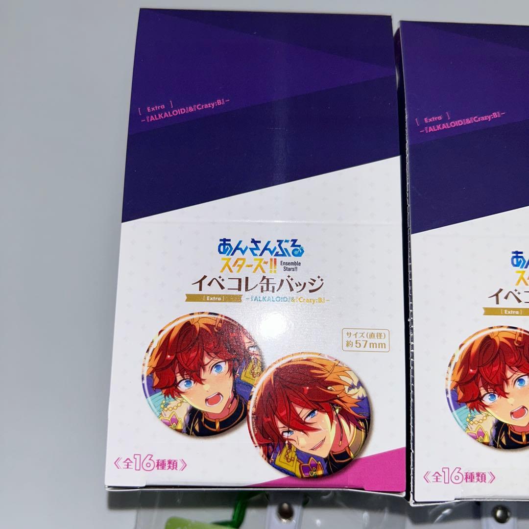 【未開封】あんスタ イベコレ缶バッジ Extra 6箱 ＆ レターチャーム10点