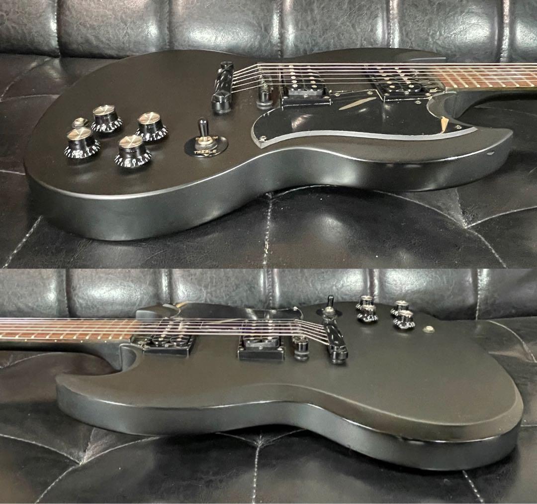 ■　Epiphone Goth SG Ⅻ キルスイッチ搭載 艶消し塗装 ゴシック
