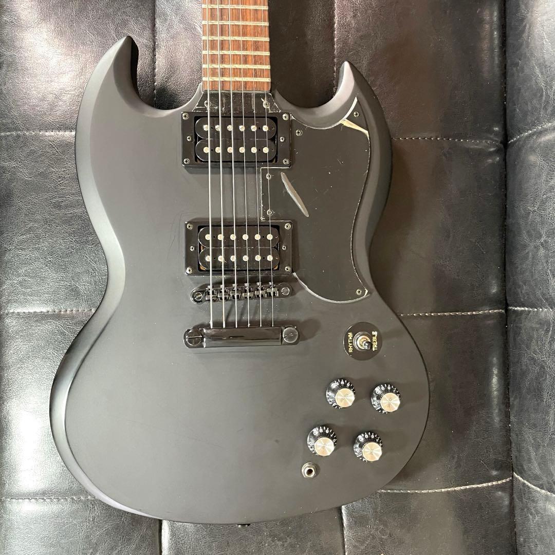 ■　Epiphone Goth SG Ⅻ キルスイッチ搭載 艶消し塗装 ゴシック