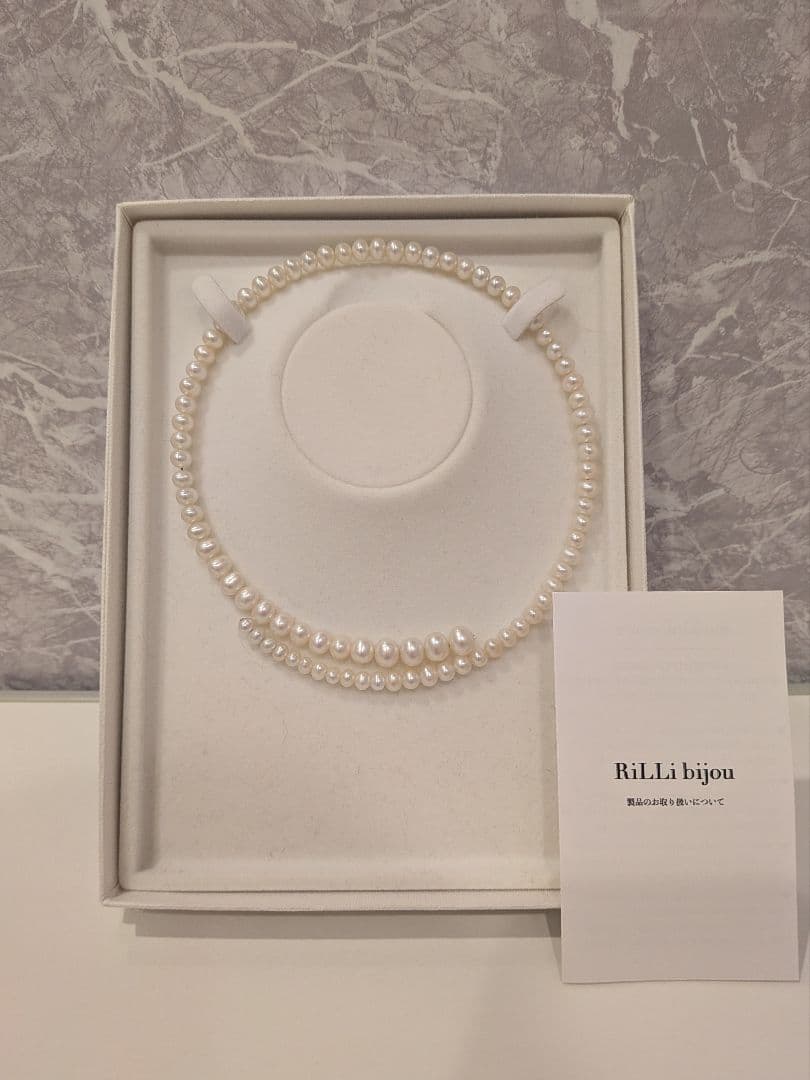 【RiLLi bijou】 パールネックレス