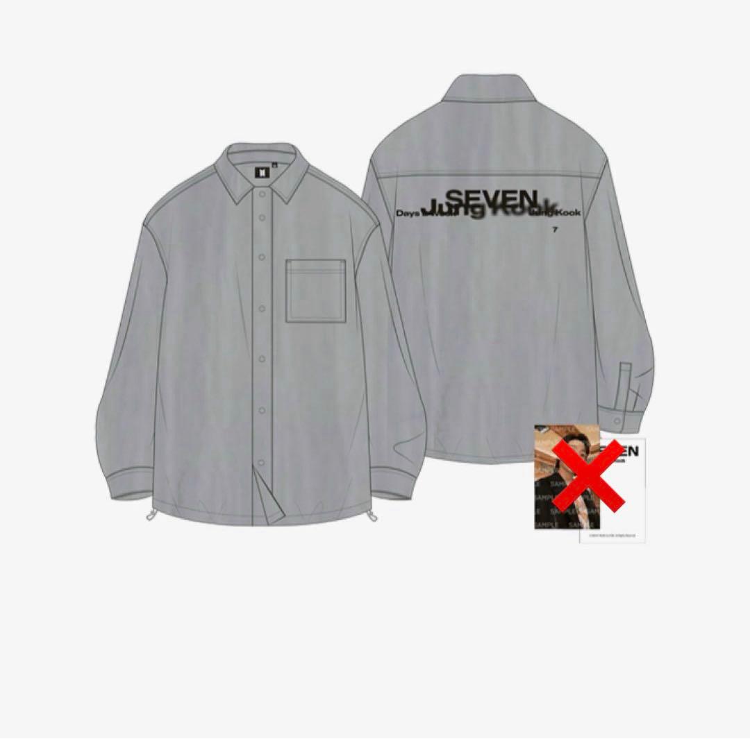 BTS JUNGKOOK sevenシャツ