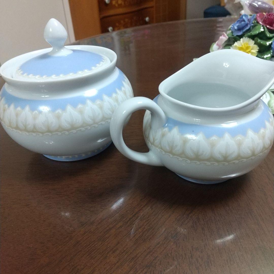 未使用 ジュヌビエーヴ・レチュ シュガーポット&ミルクピッチャー