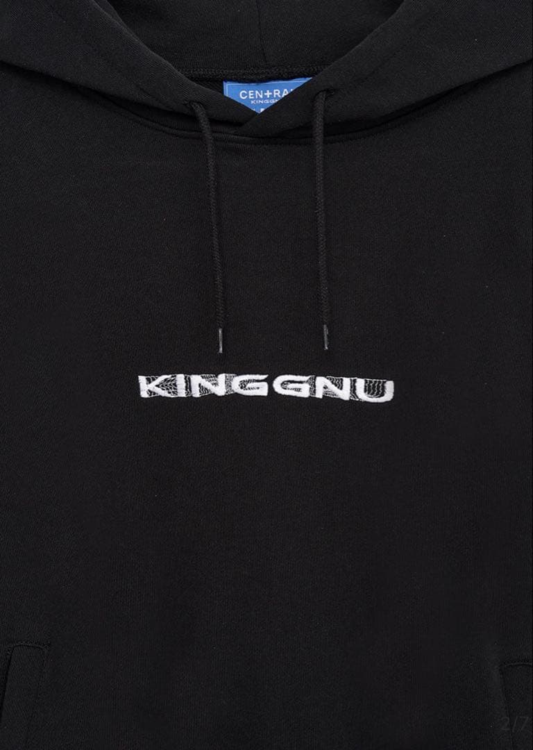 KINGGNU フード付きスウェット 黒
