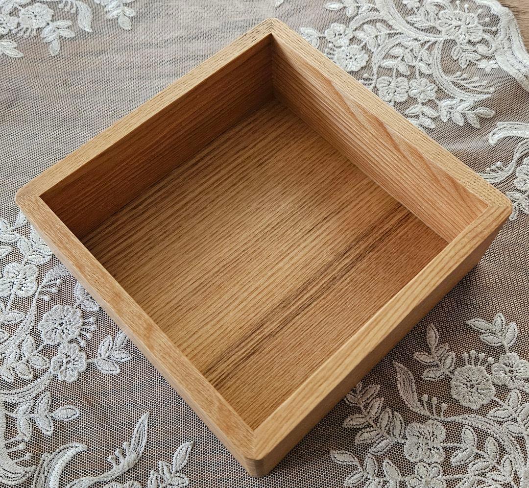 木製 タモ 三段重箱  新品