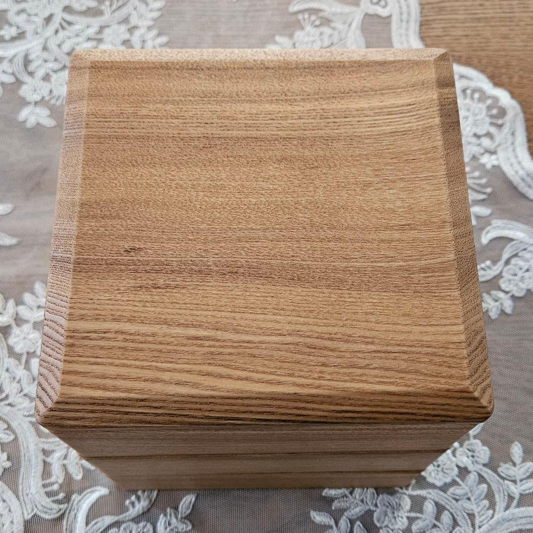 木製 タモ 三段重箱  新品