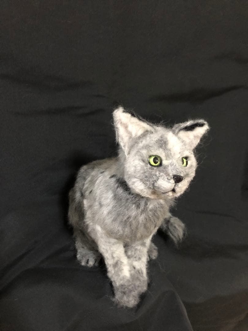 羊毛フェルト　ロシアンブルー　ウチの子　オーダー