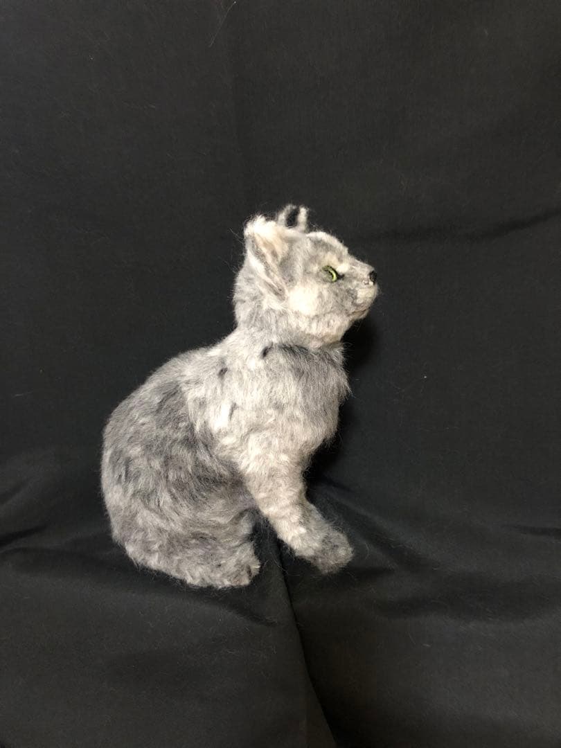 羊毛フェルト　ロシアンブルー　ウチの子　オーダー