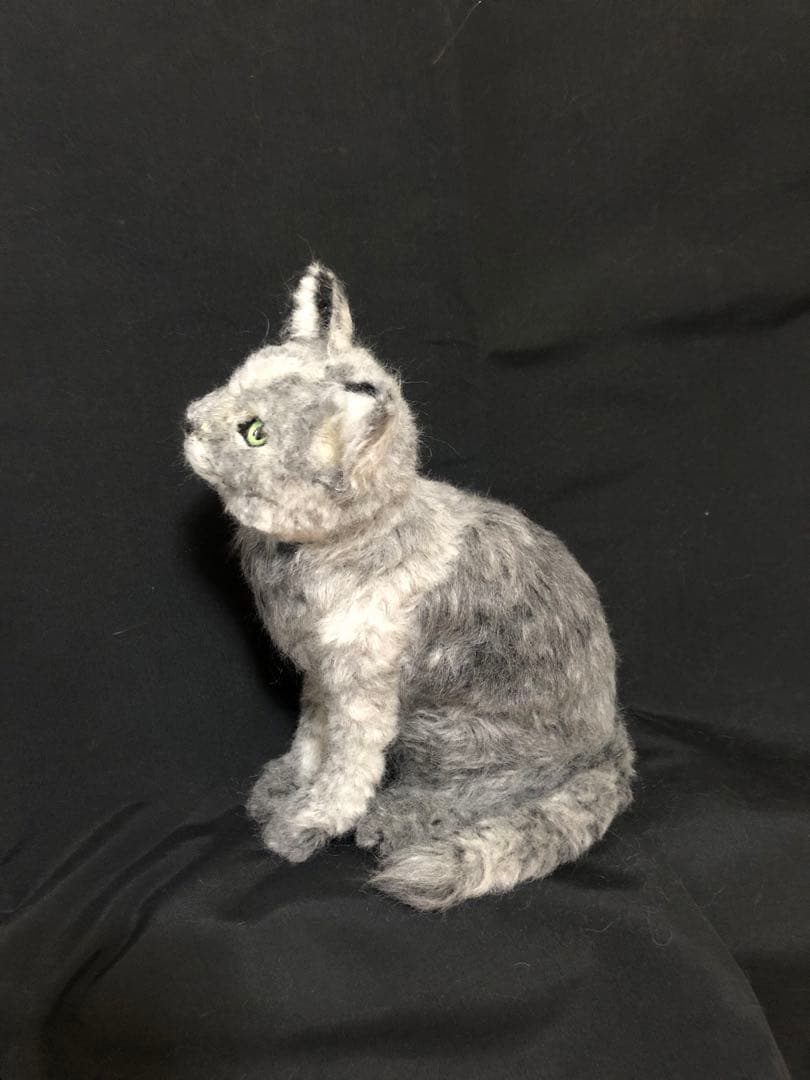 羊毛フェルト　ロシアンブルー　ウチの子　オーダー