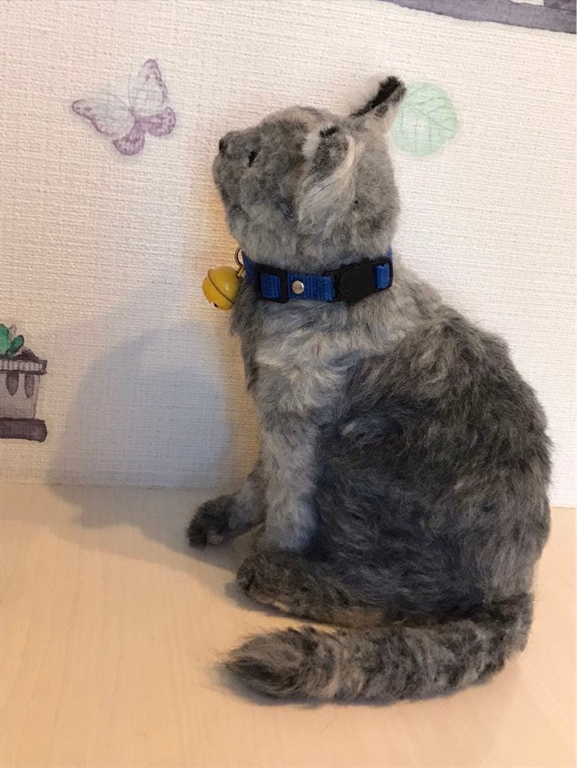 羊毛フェルト　ロシアンブルー　ウチの子　オーダー