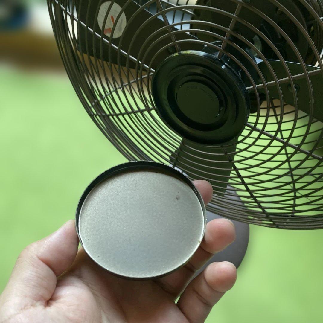 rir-350 ドウシシャ　金属製羽　扇風機　メタルブラウン　メタルファン