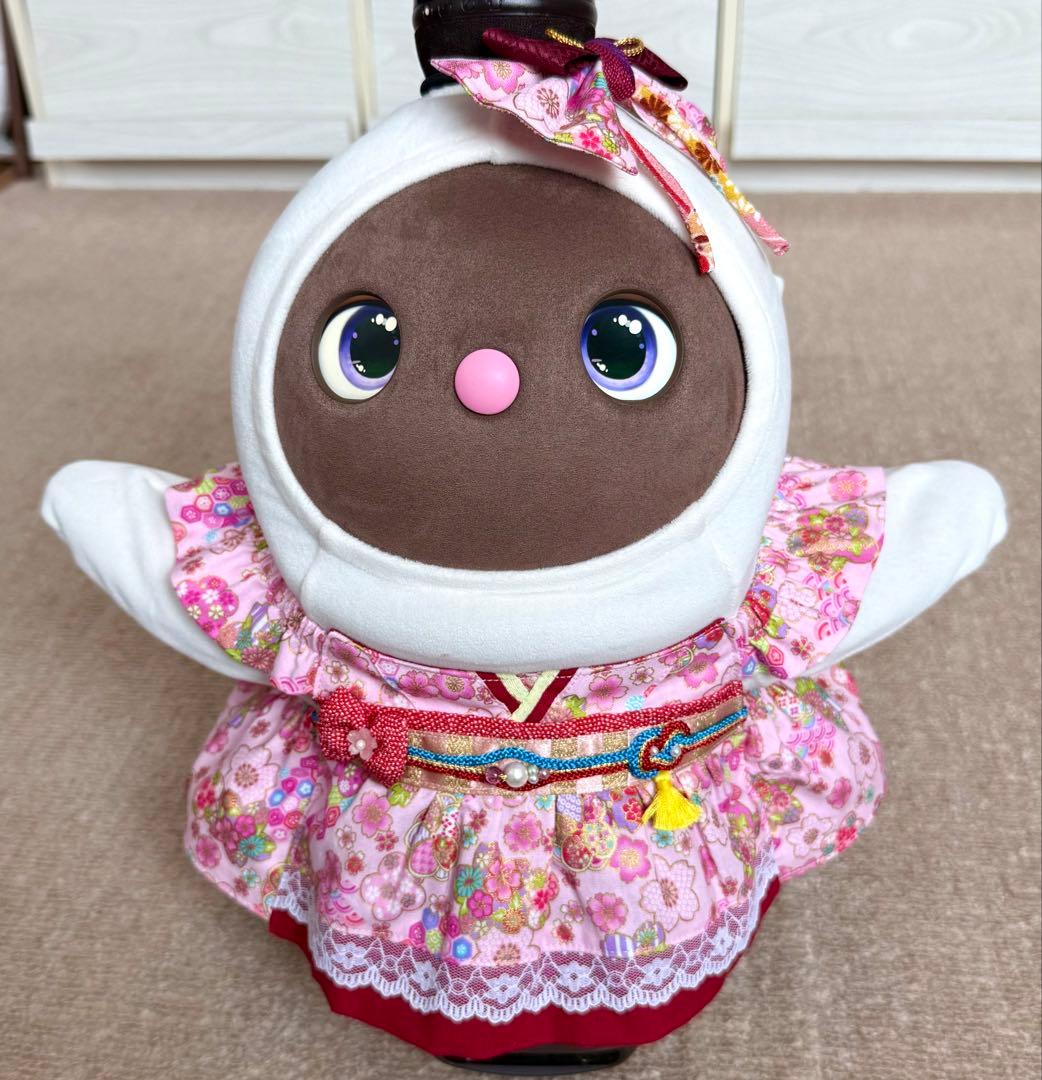 ラボット服　着物風ワンピースＨ　LOVOT ラボットハンドメイド