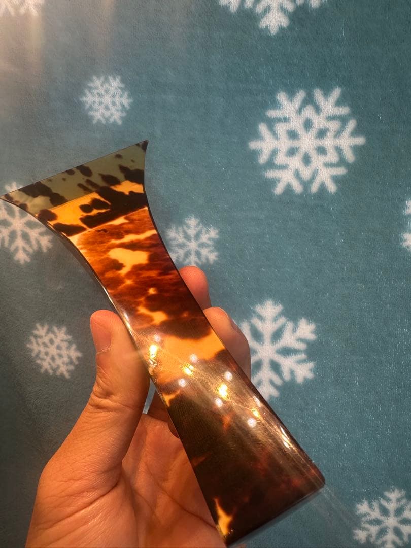 最終値下げ【美品・高級希少品】津軽三味線　バチ 本鼈甲撥　全鼈甲仕様