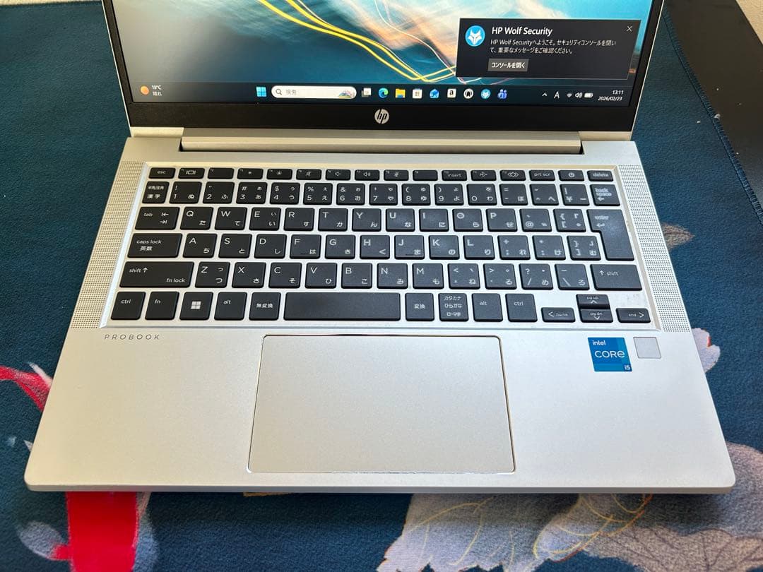 ノートパソコン　HP 430G8 11世代i5 16GB SSD 256GB