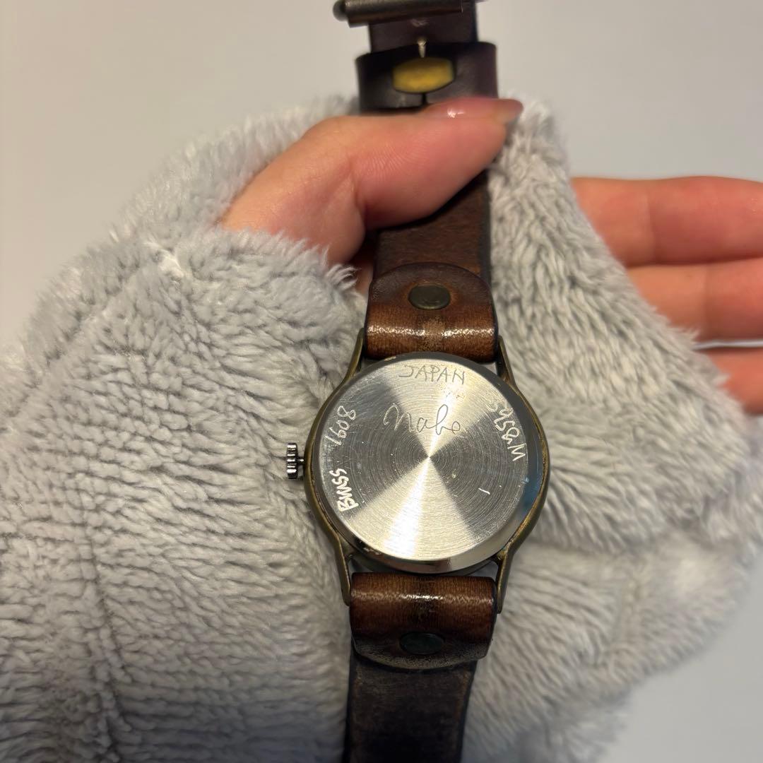 渡辺工房 腕時計 レディース 数字 SUN＆MOON