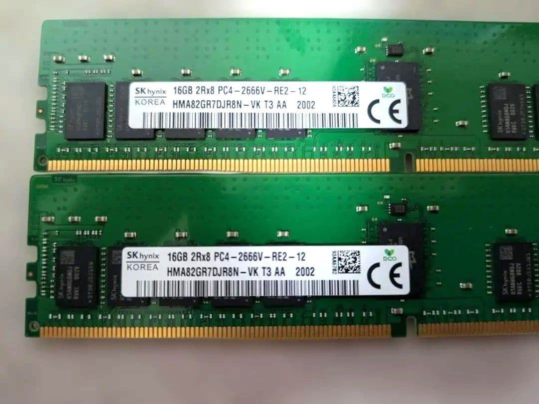 SK hynix 16GB DDR4 メモリ 2枚組 PC4-2666V