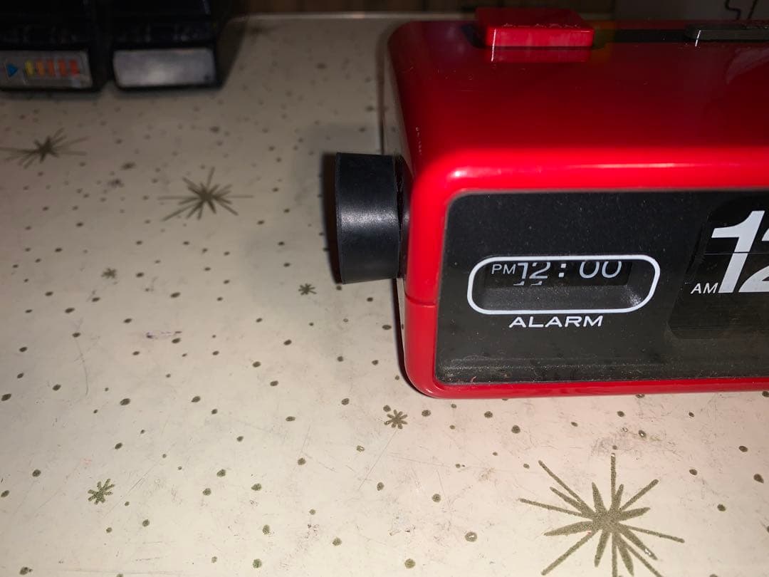 昭和レトロ　動作品　セイコー　SEIKO パタパタ時計　電池式　スペースエイジ