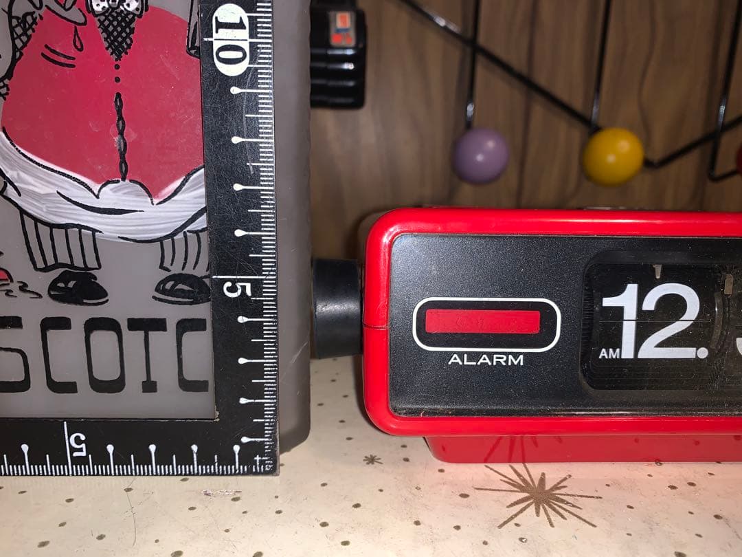 昭和レトロ　動作品　セイコー　SEIKO パタパタ時計　電池式　スペースエイジ