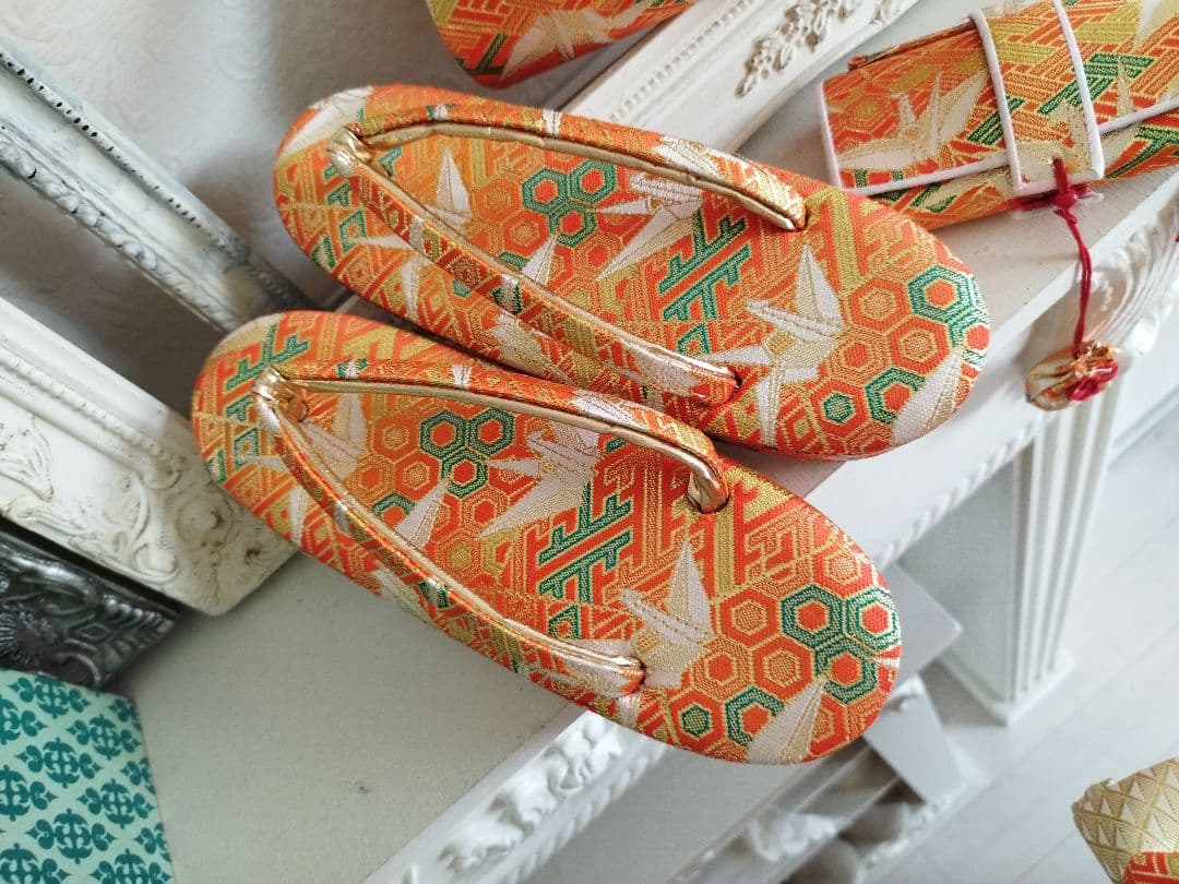 専用です☆薄いブルーの着物と作り帯フルセット☆七五三などに