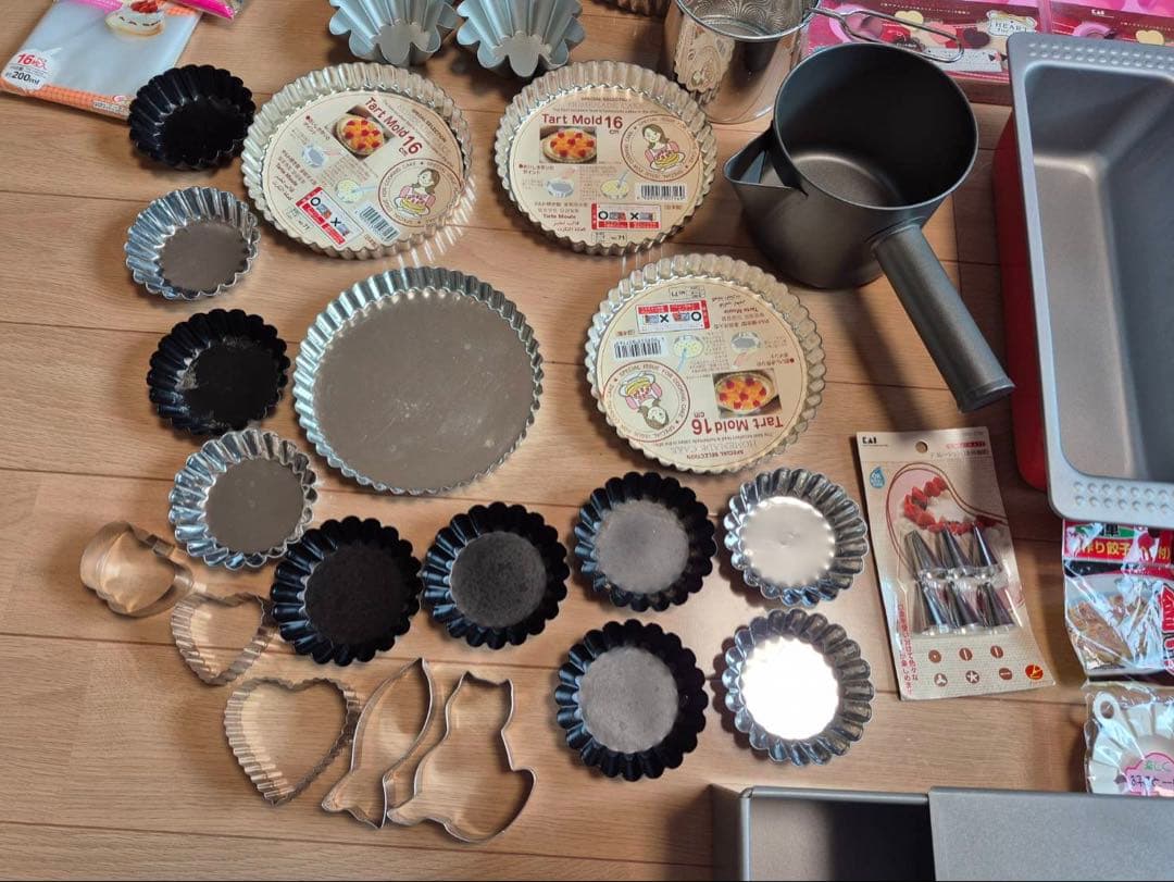 製菓・製パン用型と器具セット