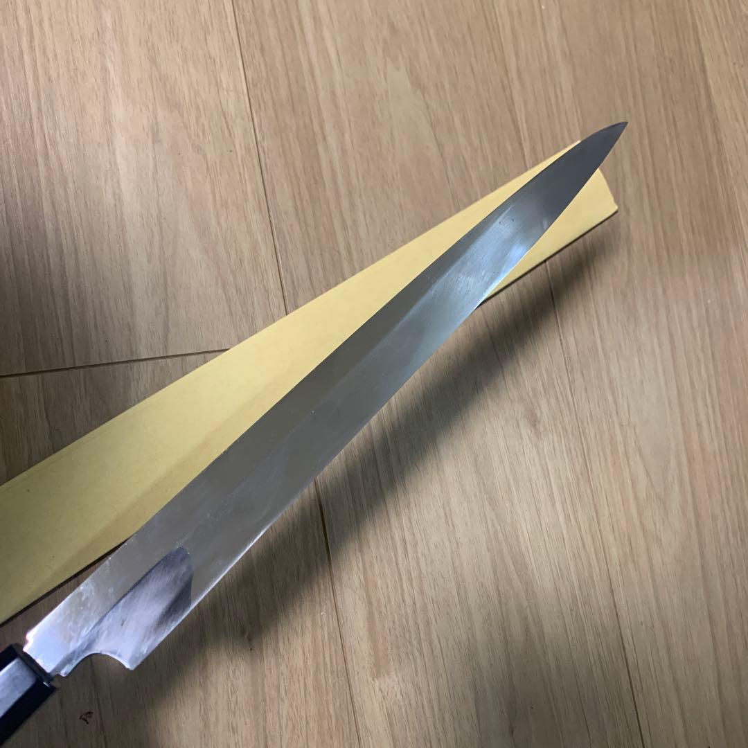 池田辰男　柳　本焼　包丁　尺　黒檀