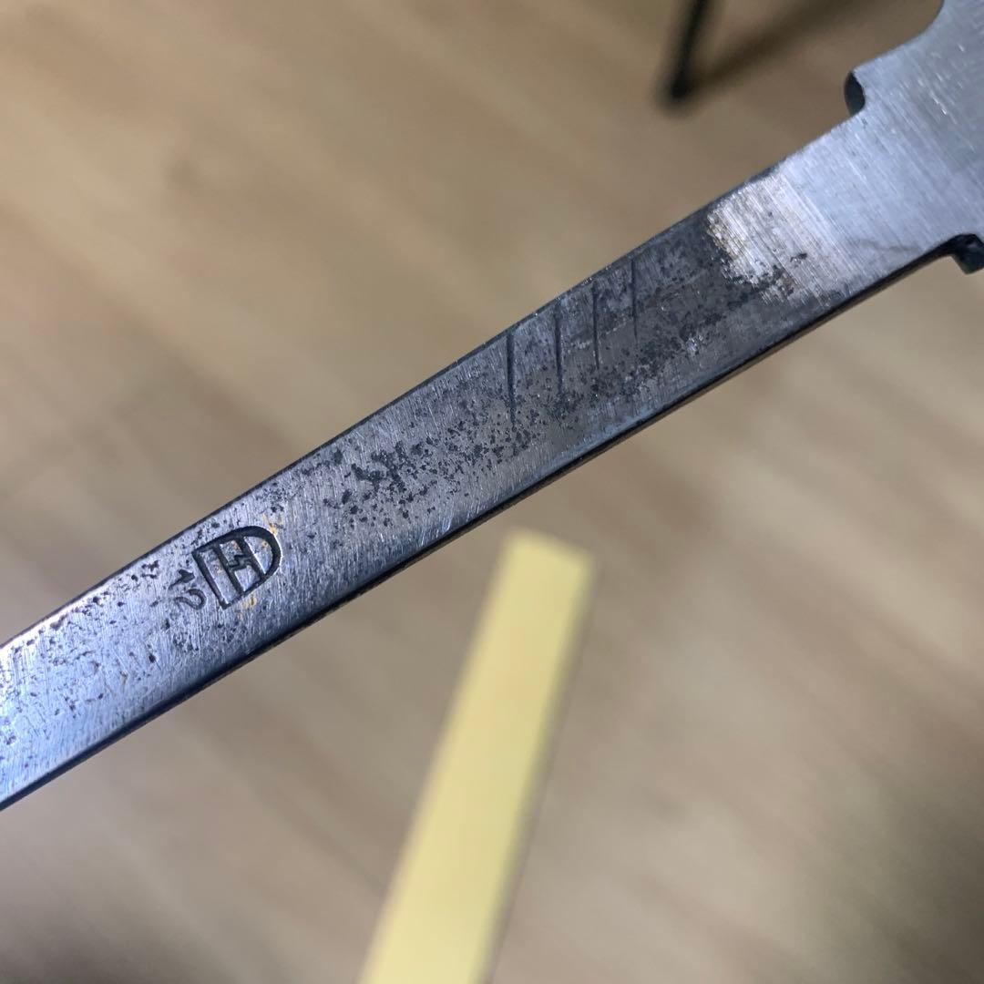 池田辰男　柳　本焼　包丁　尺　黒檀