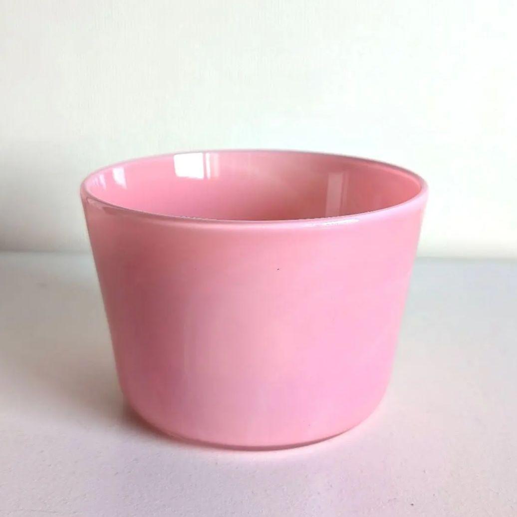 黒川登紀子 ガラス ピンク 食器 ボウル カップ