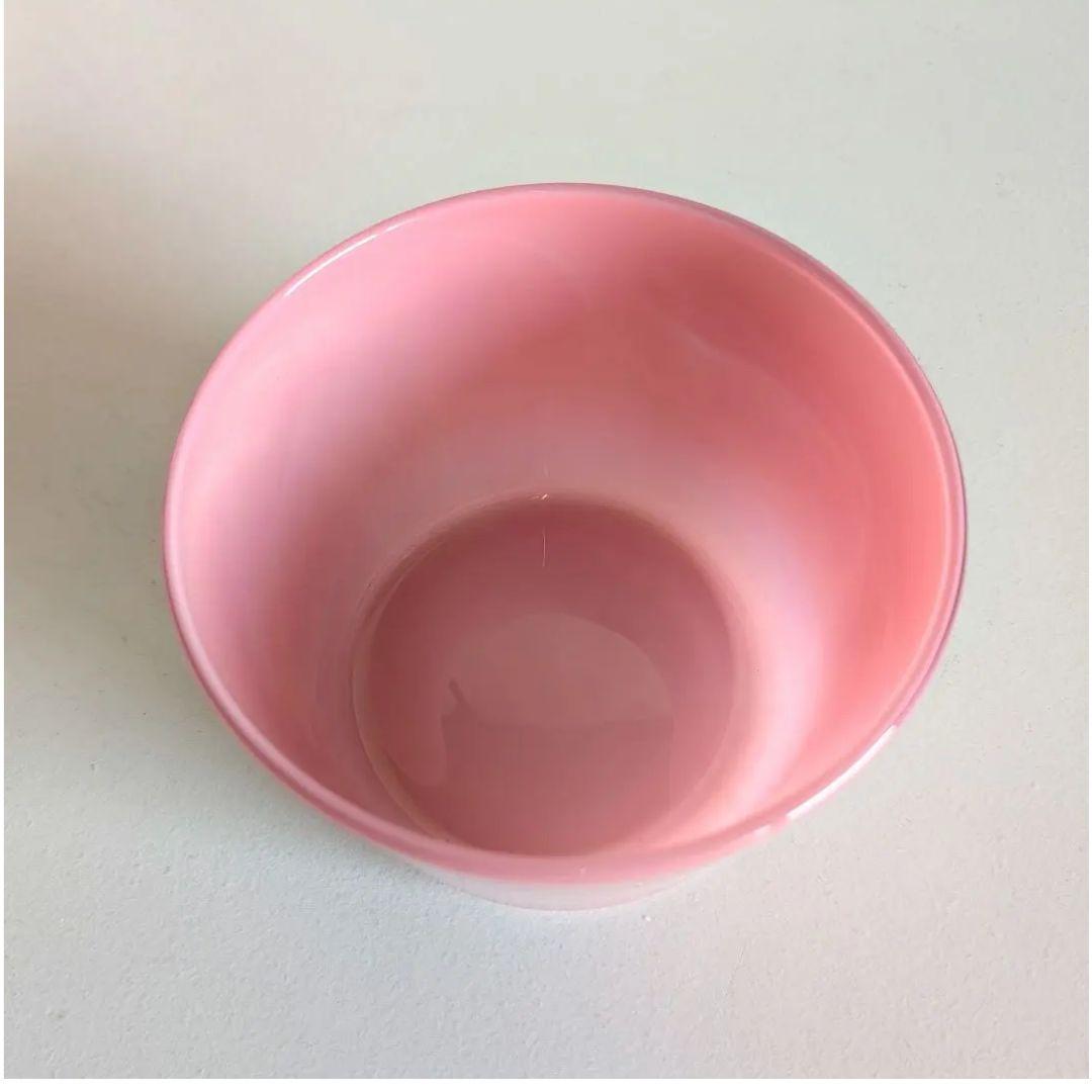黒川登紀子 ガラス ピンク 食器 ボウル カップ