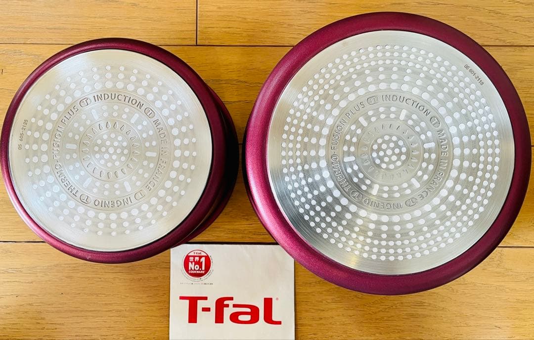 【新品迅速発送】t-fal ソースパン　IHアンリミテッド　モーヴレッド　2点