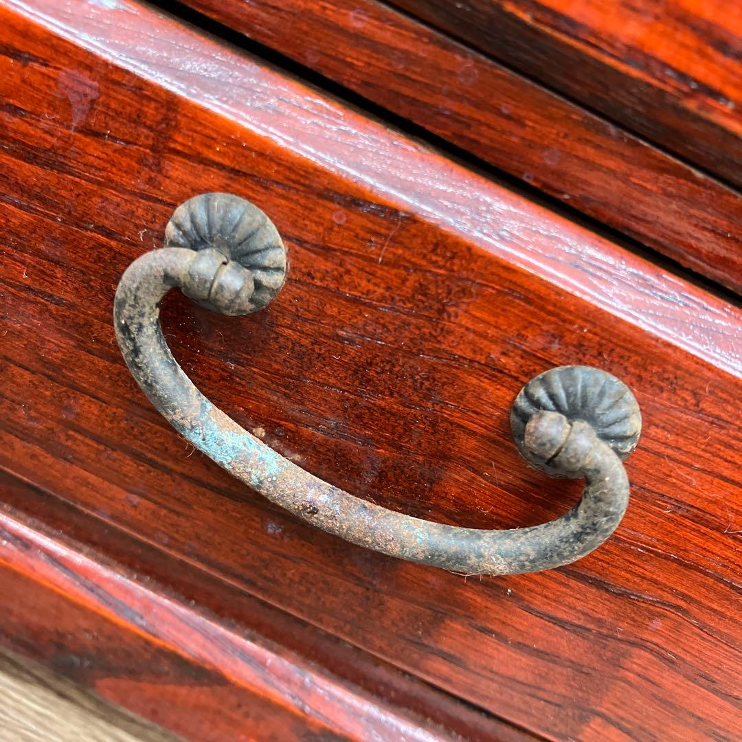 E-3 米山木工 小引き出し 2段 本棚 裁縫箱 ソーイングボックス 引き出し